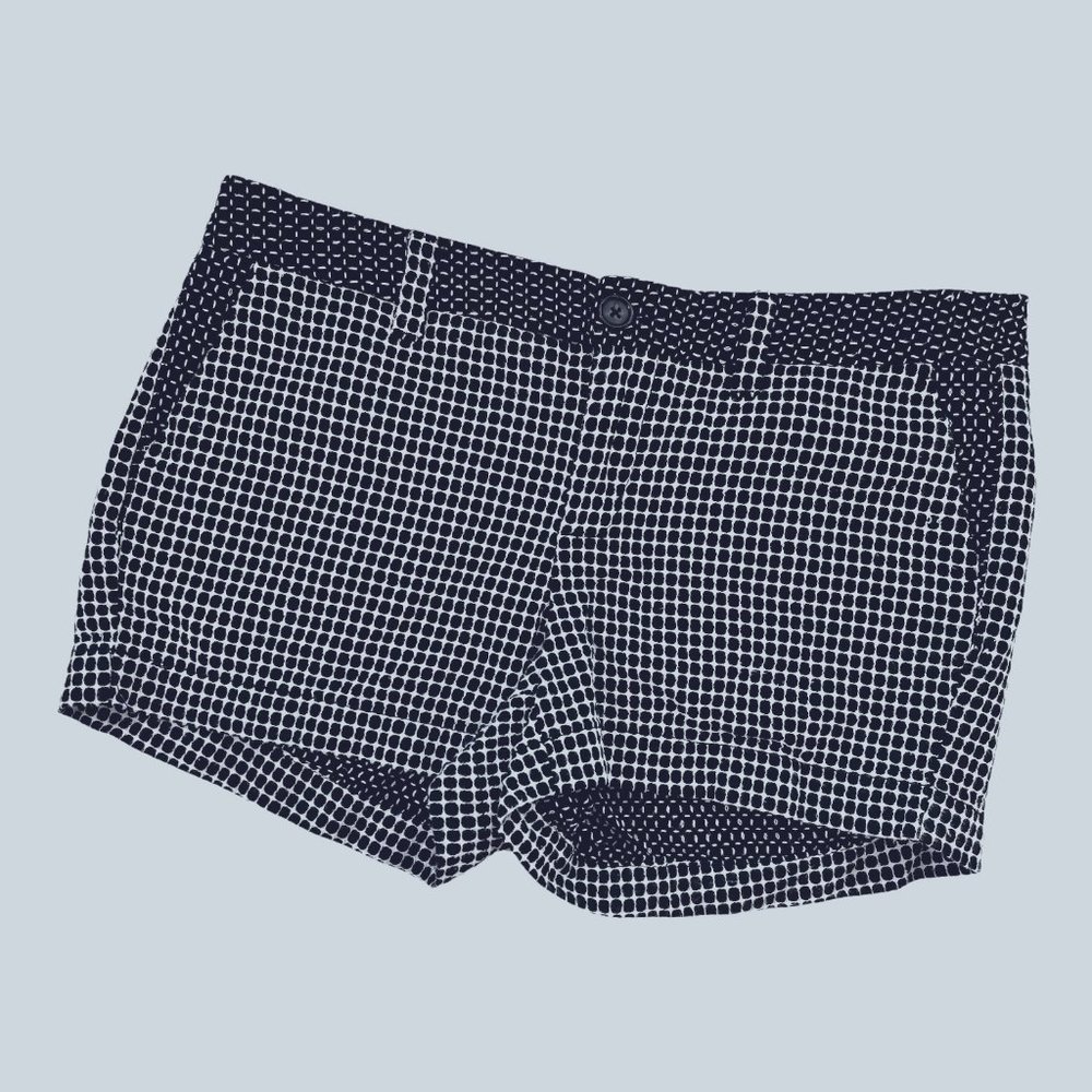 Chino Black & White Low Rise  Shorts Size 6